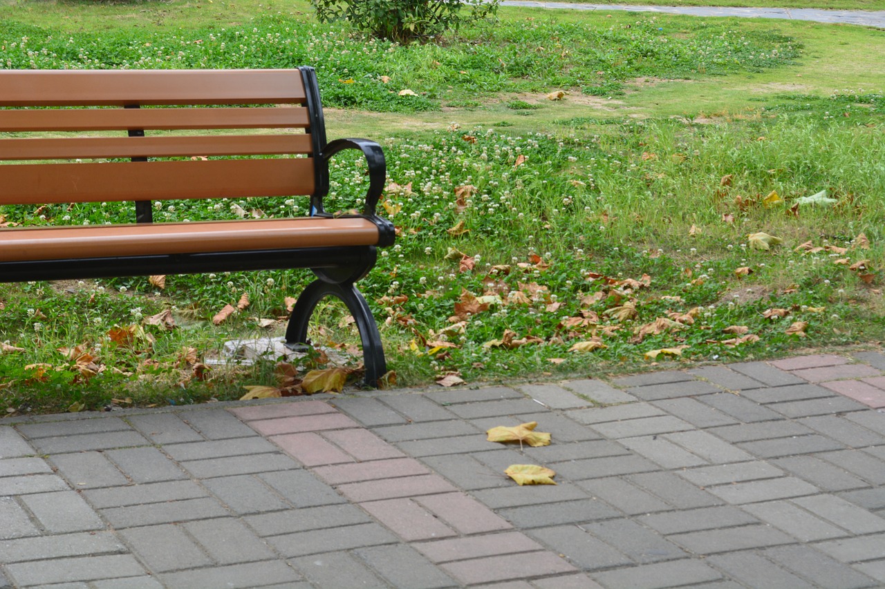 seat grassland public seating free photo