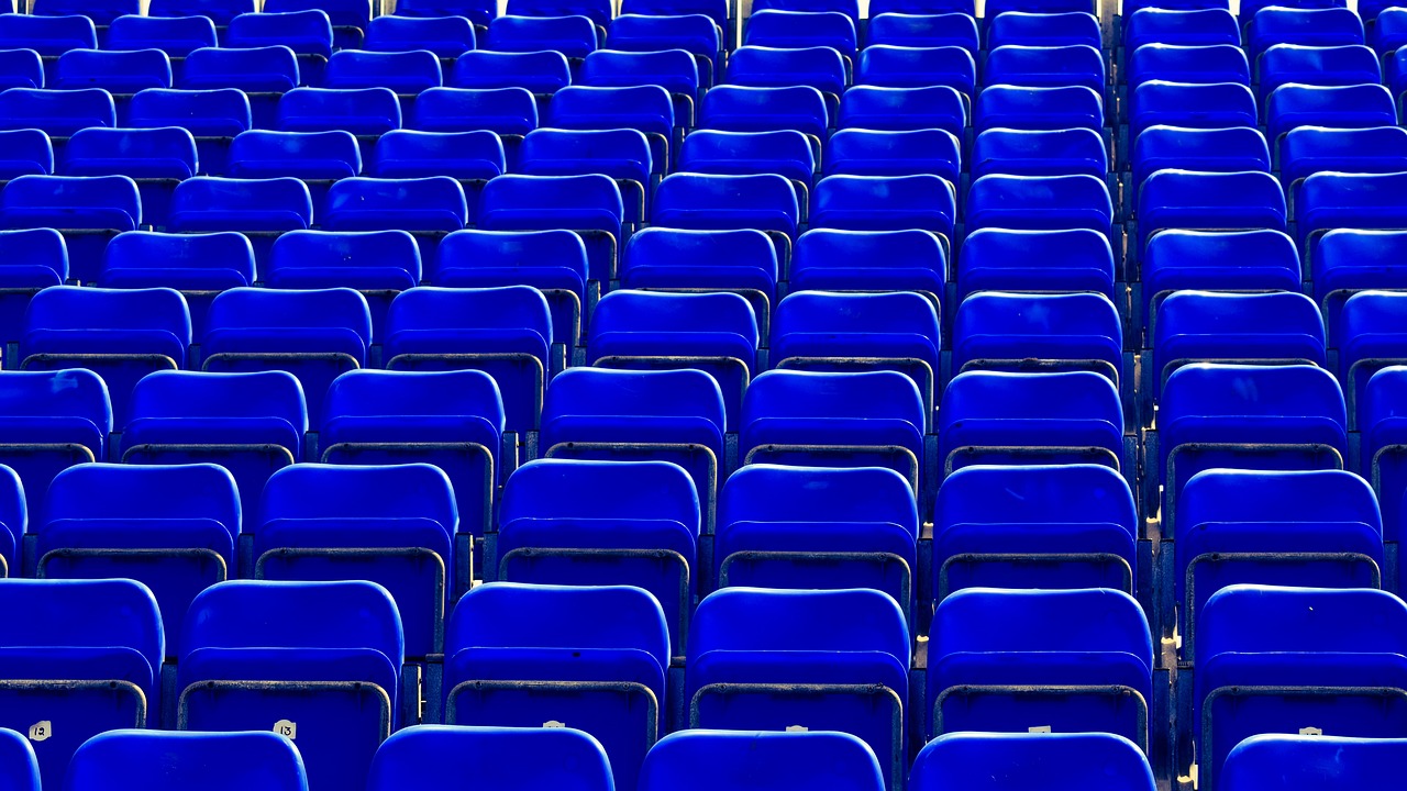 seats chairs blue free photo