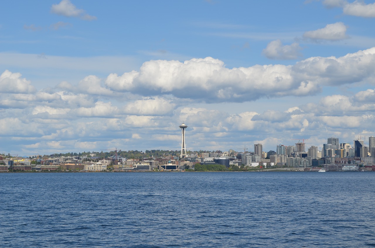 seattle ocean scenery free photo