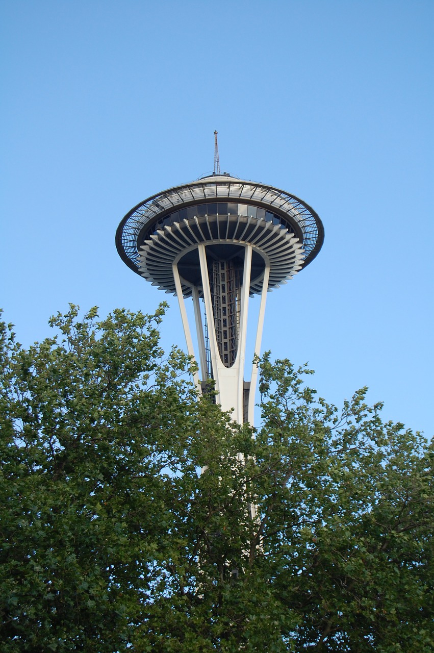 seattle space needle skyline free photo