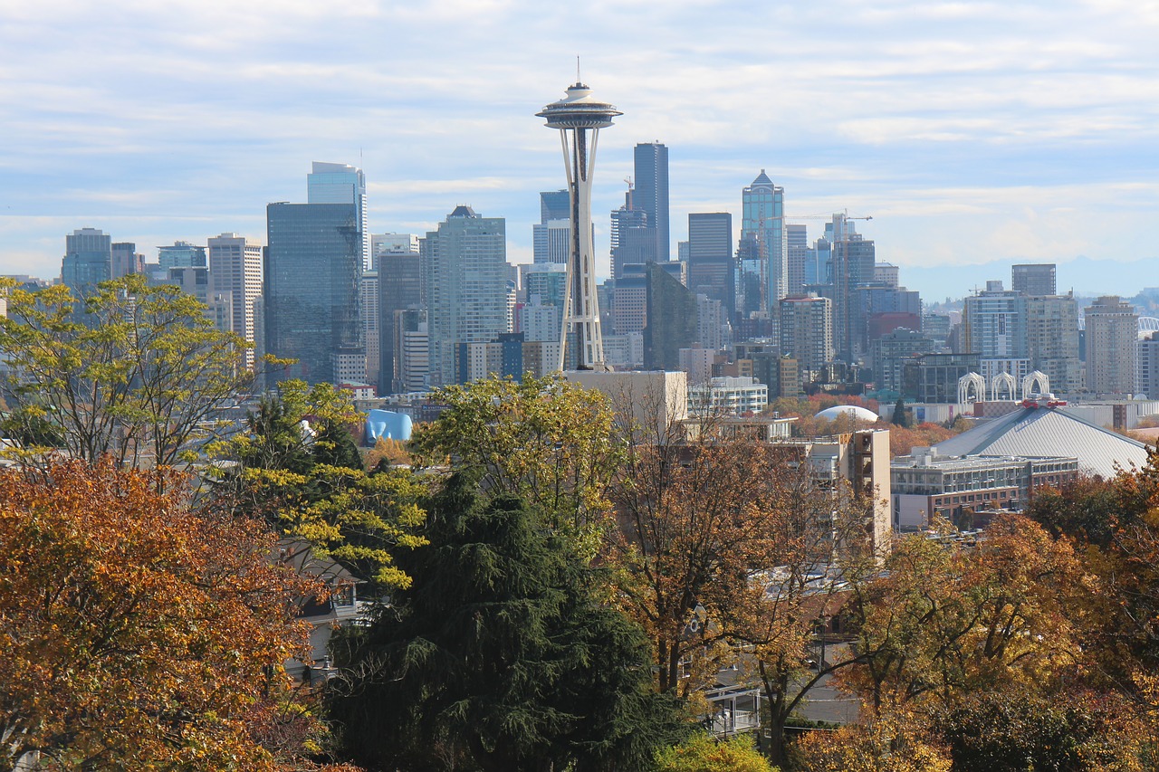 space needle for from architecture free photo