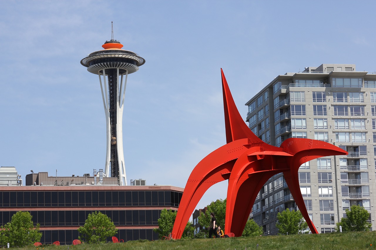 seattle space needle city free photo