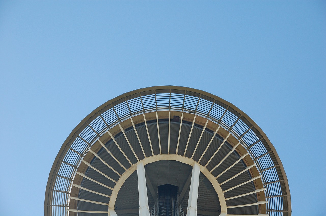 seattle buildings perspective free photo