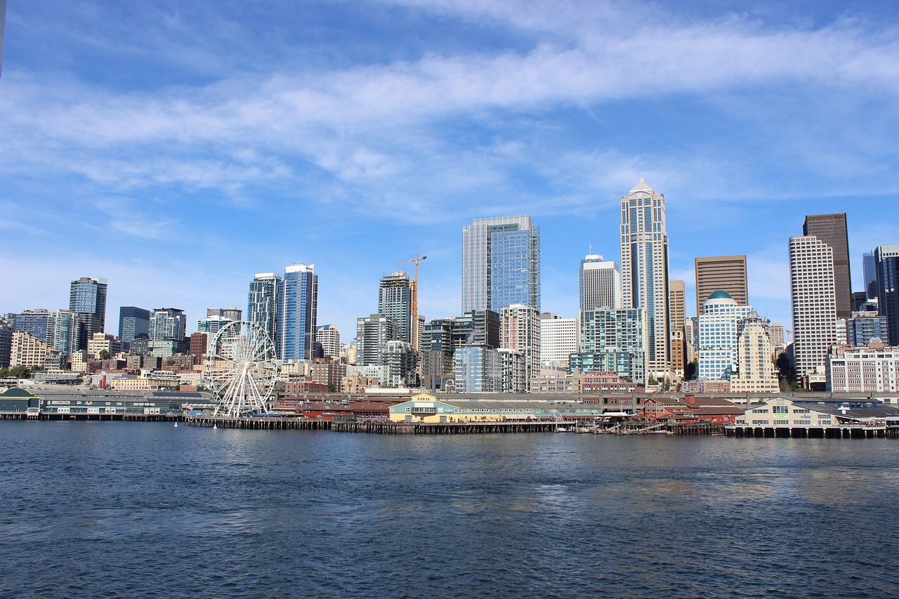 seattle view skyline free photo