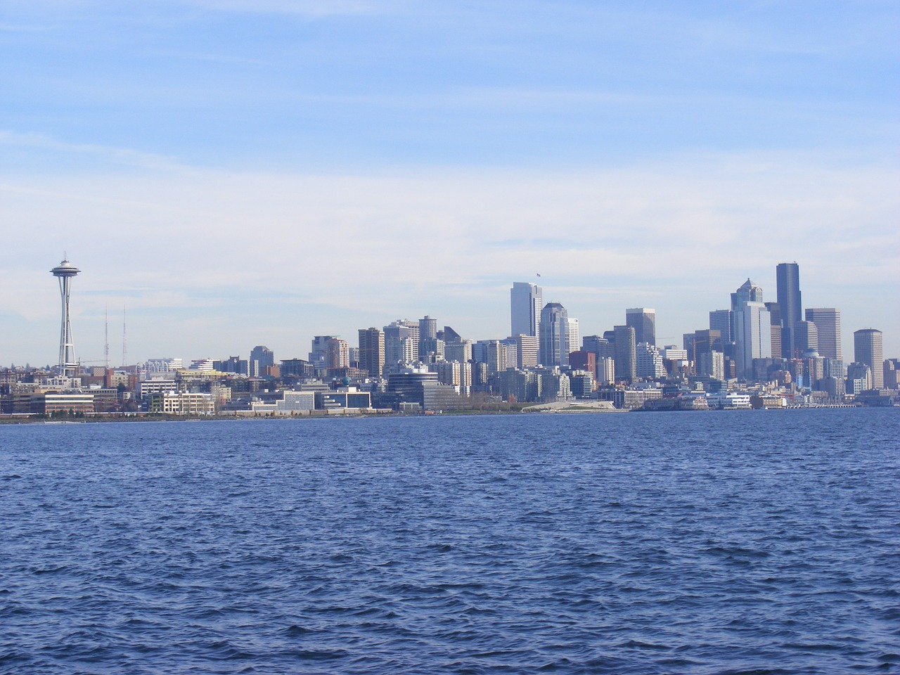 seattle water city free photo