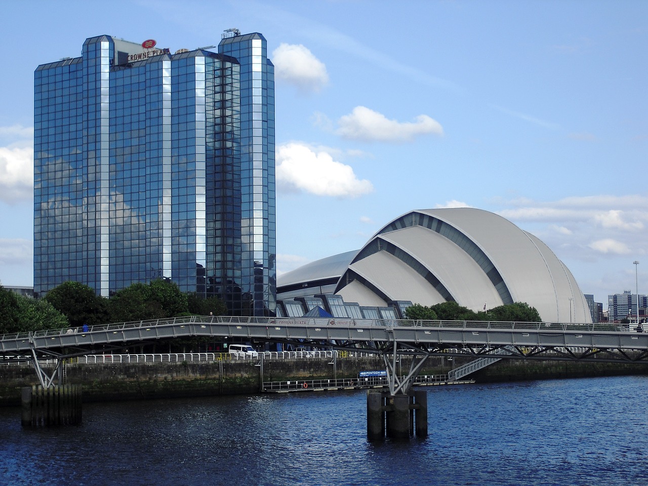 secc glasgow buildings free photo