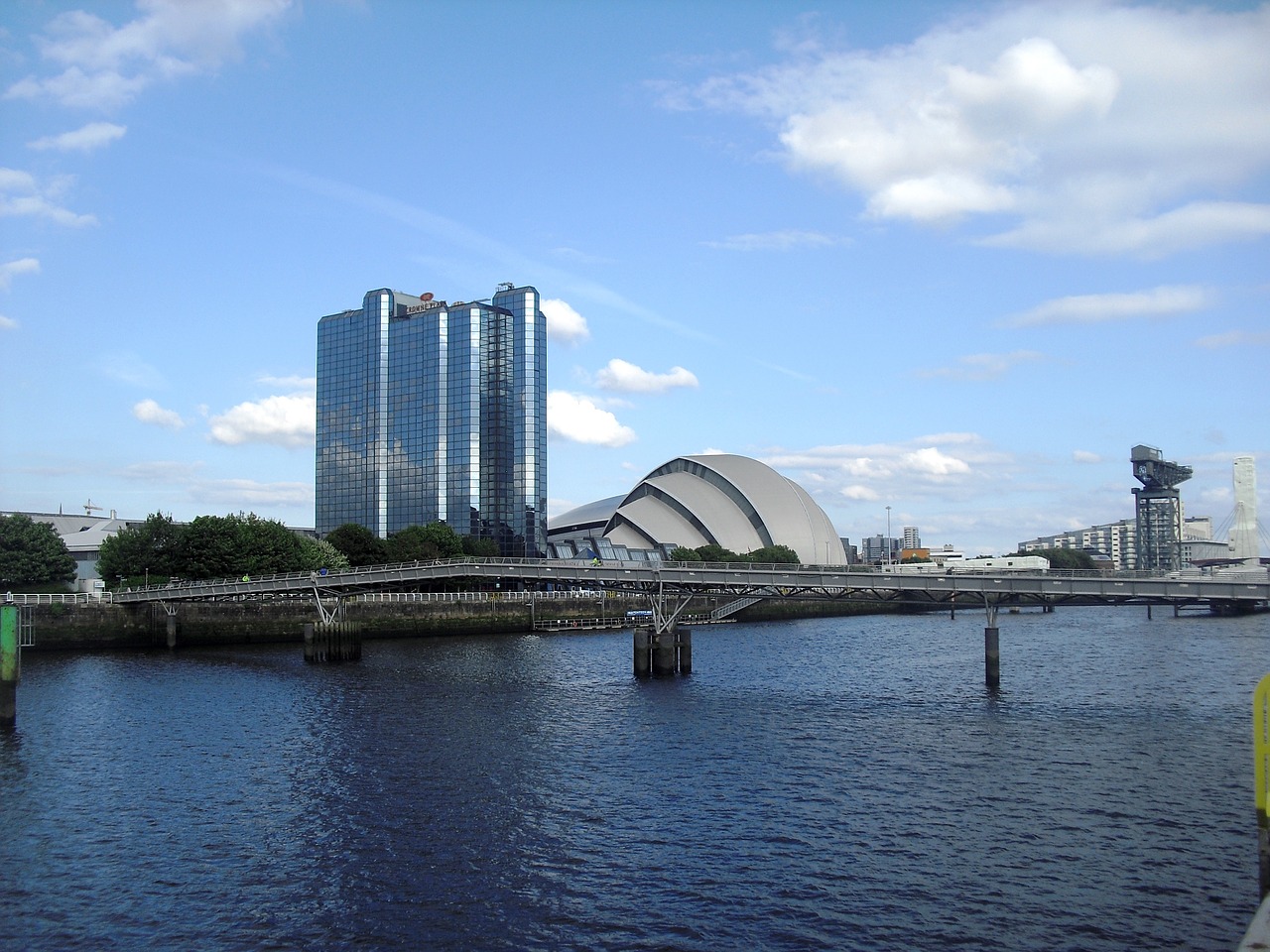 secc glasgow buildings free photo