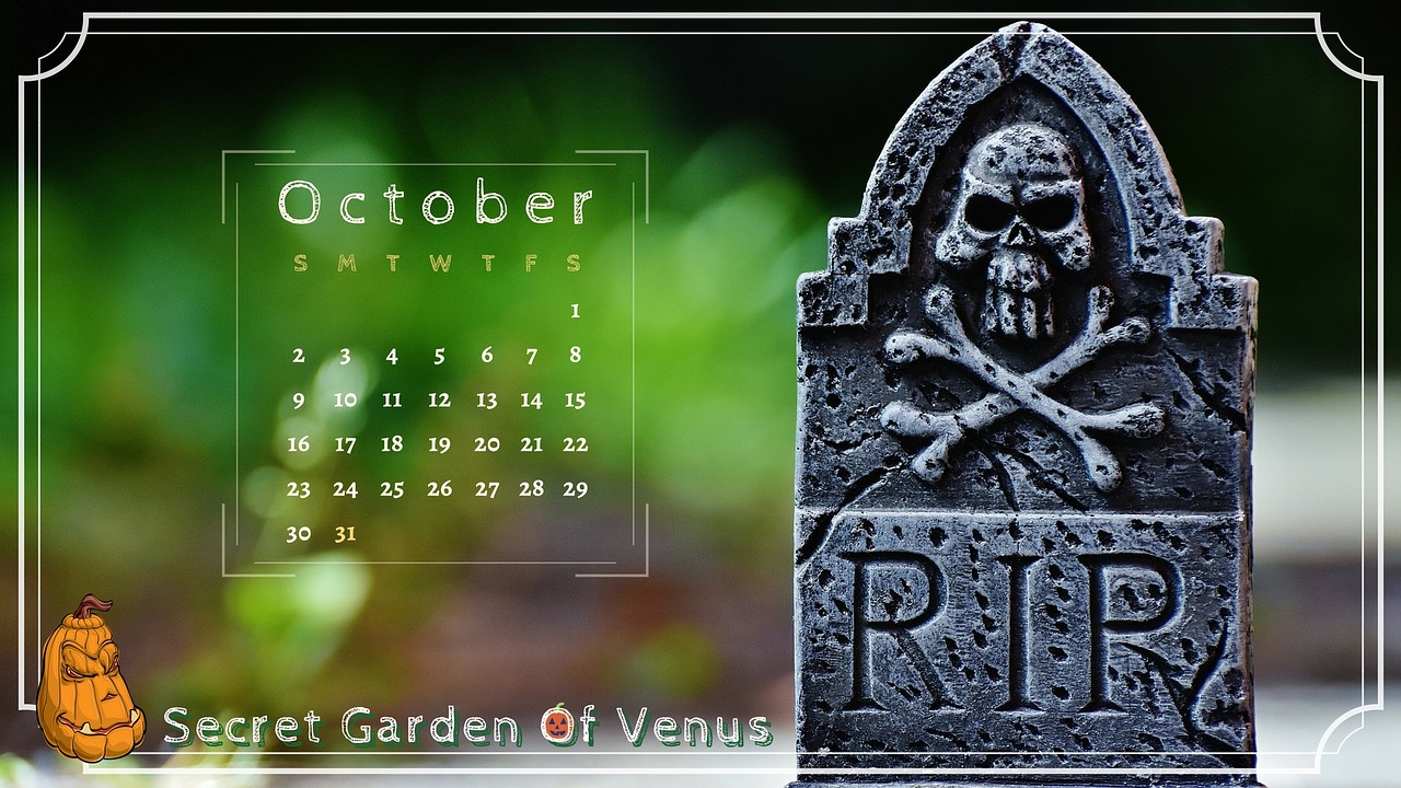 secret garden of venus calendar october free photo