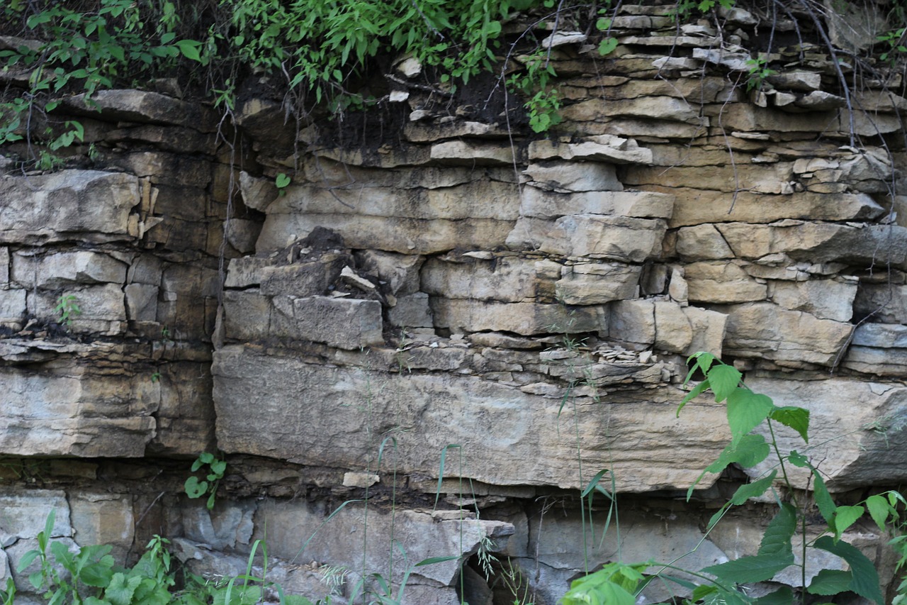 sedimentation stone rocks free photo