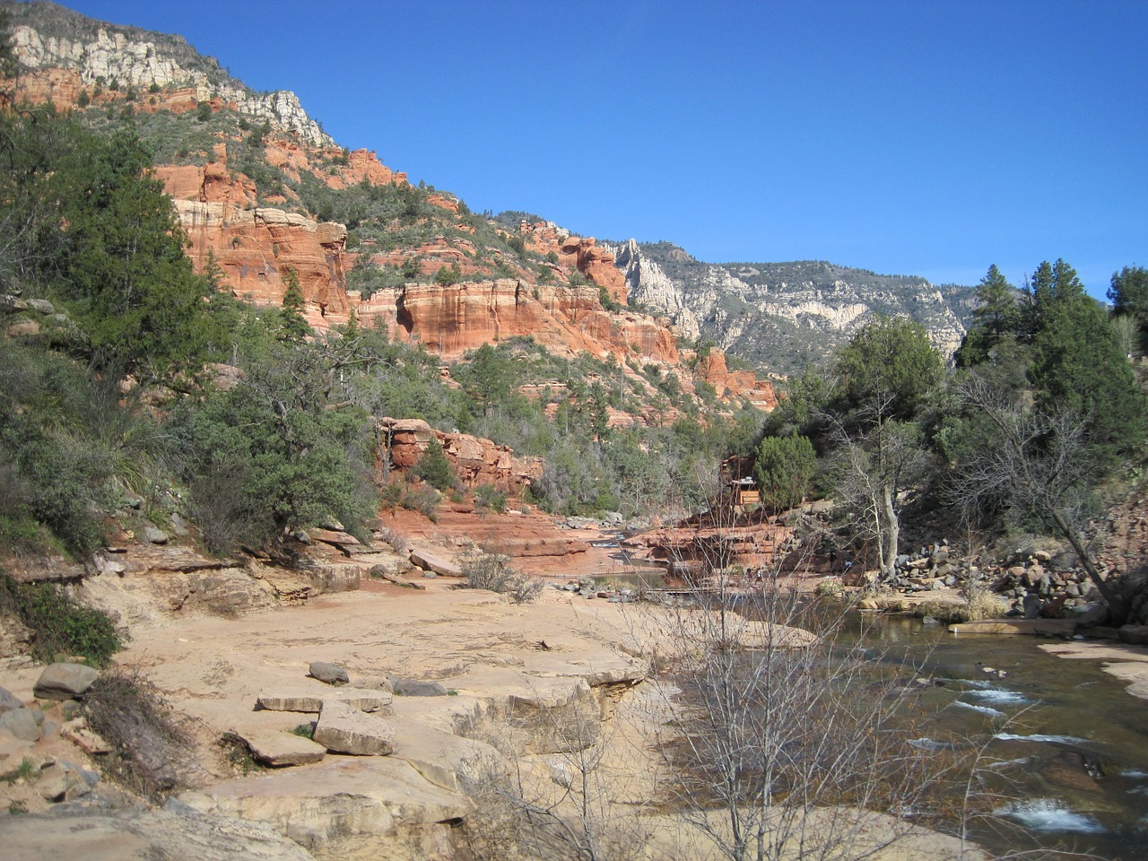 sedona arizona slide rock free photo