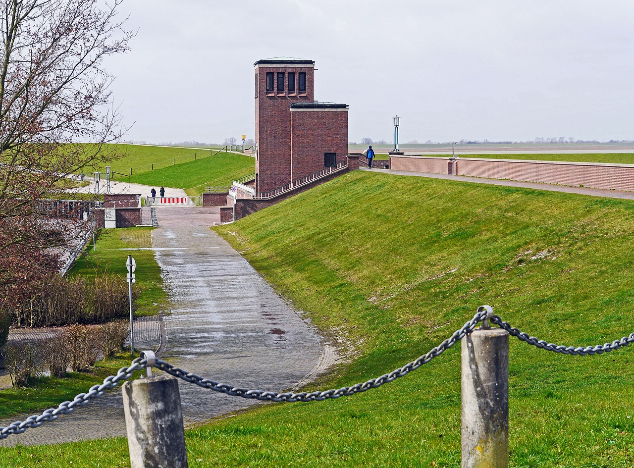 seedeich blocking factory coastal protection free photo