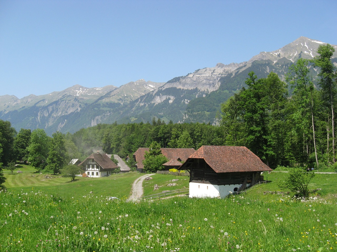 seefeld switzerland village free photo