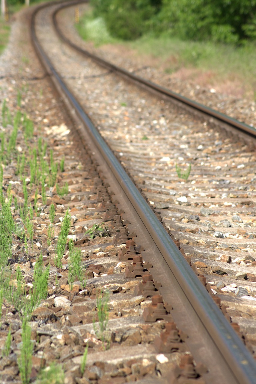 seemed track railway rails free photo