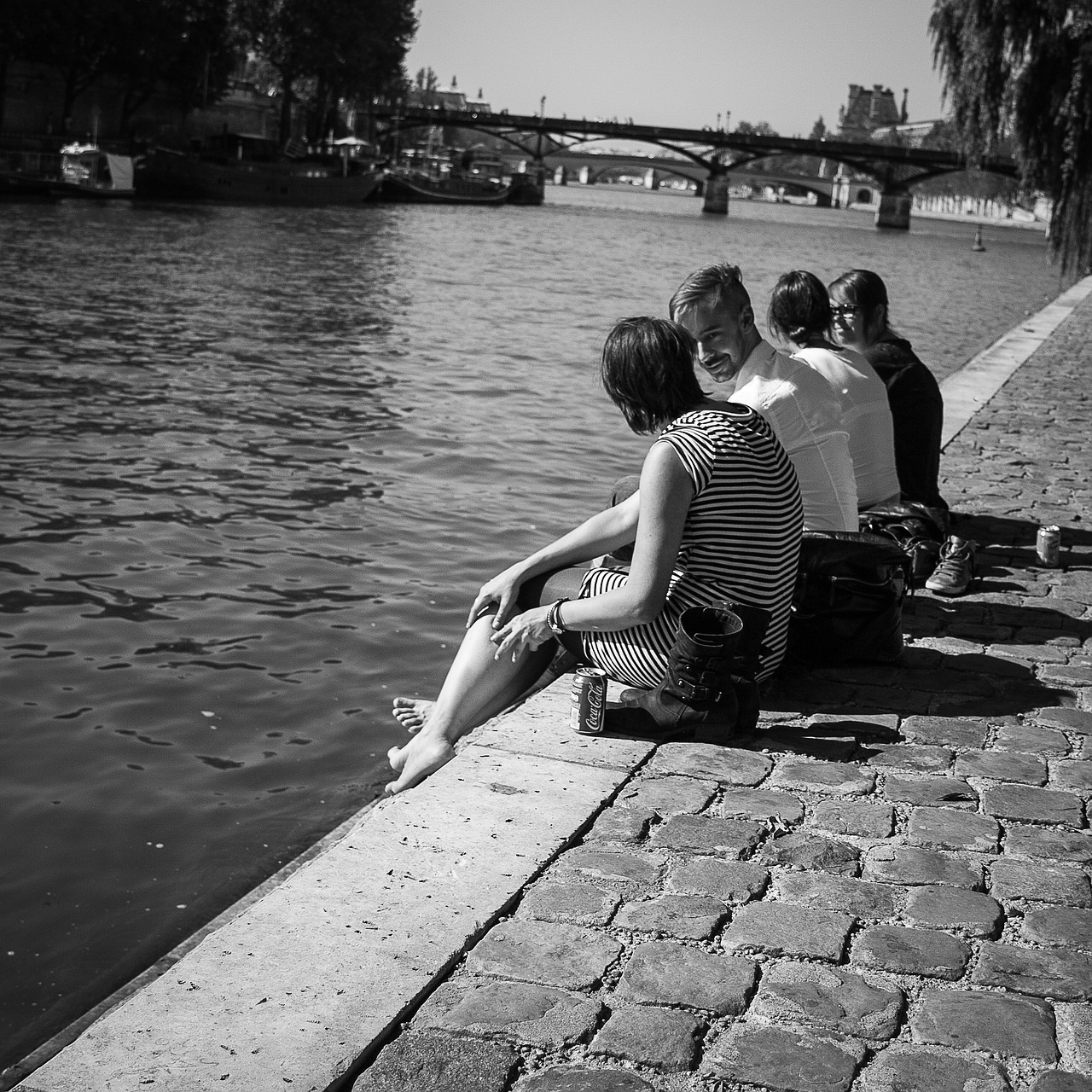 seine paris youth free photo