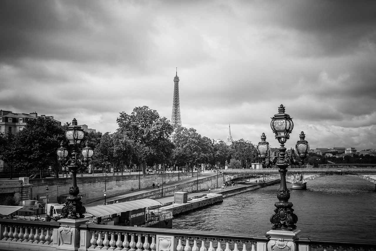 seine river paris france free photo