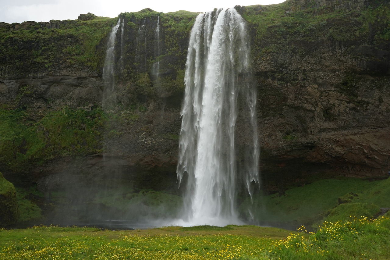 seljalandsfoss waterfall iceland free photo