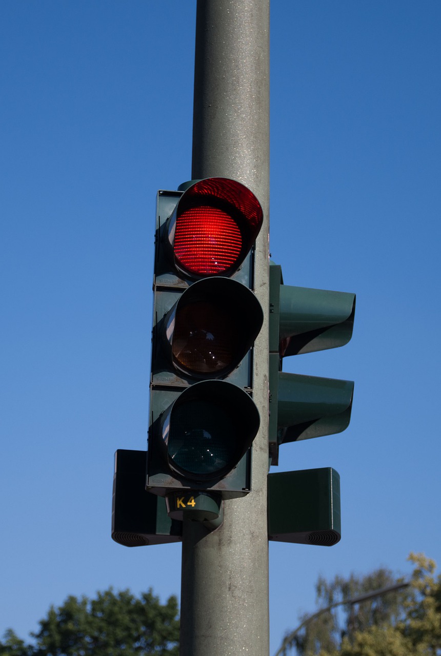 semaphore traffic lights stop free photo