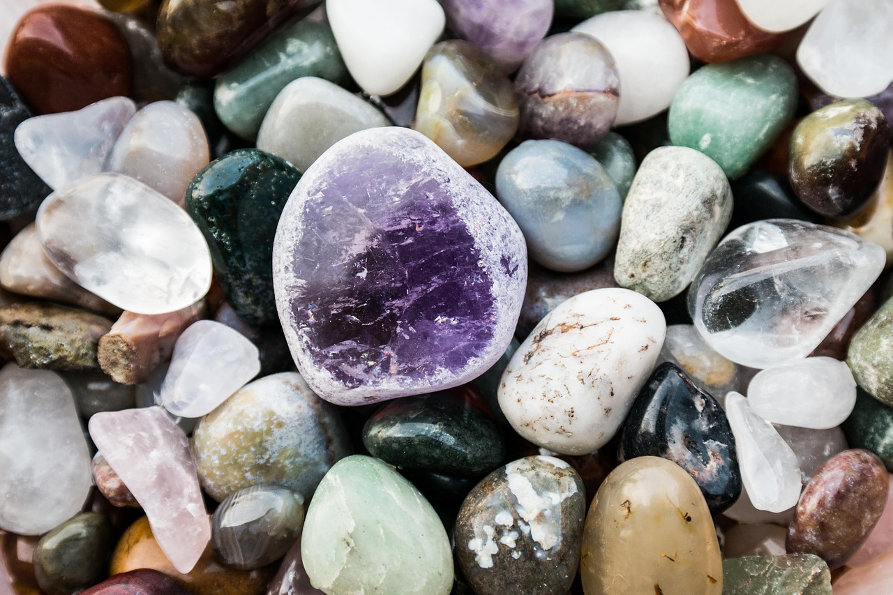 semi precious stones gems minerals free photo