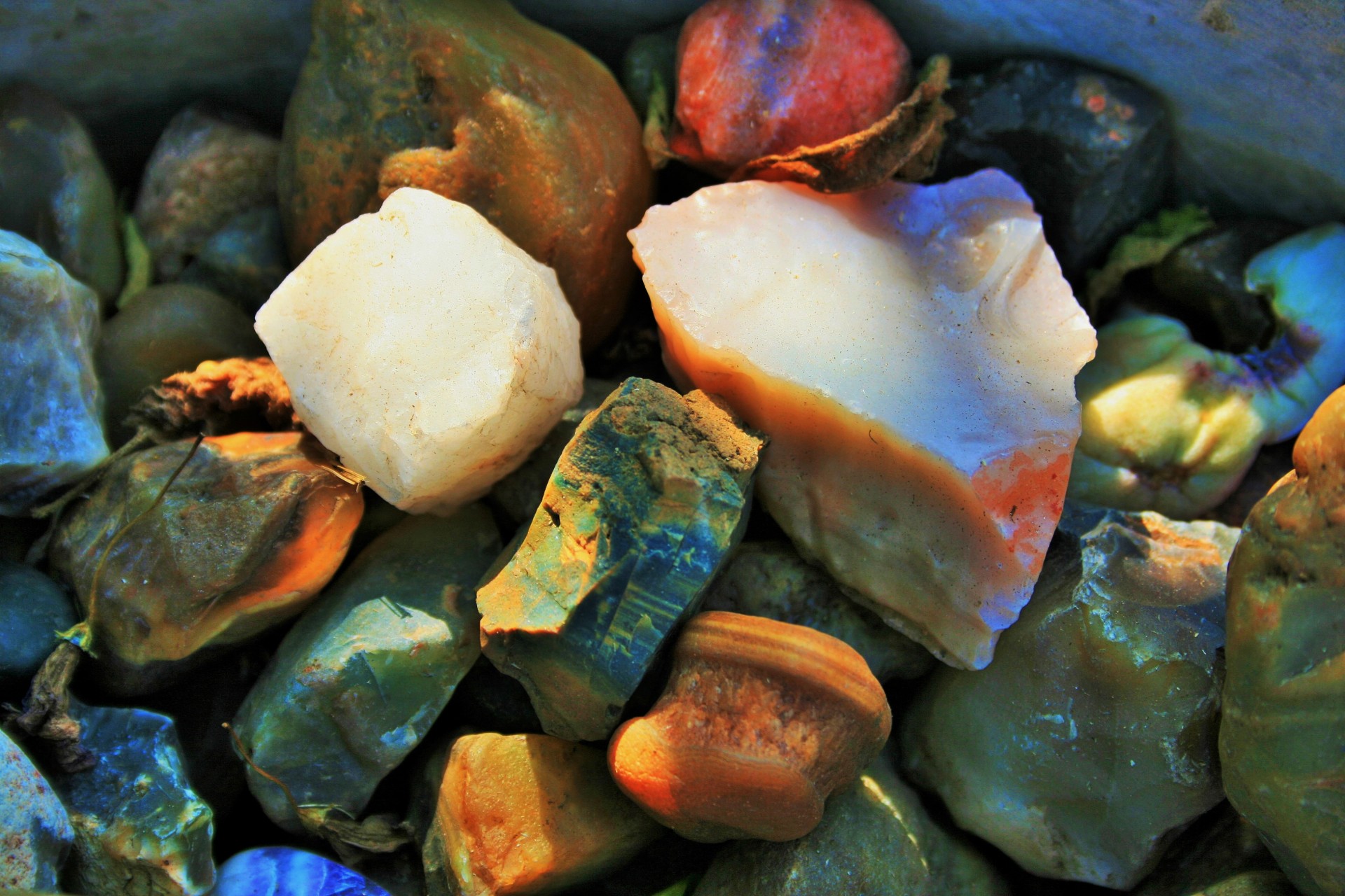 stones semi-precious assorted free photo