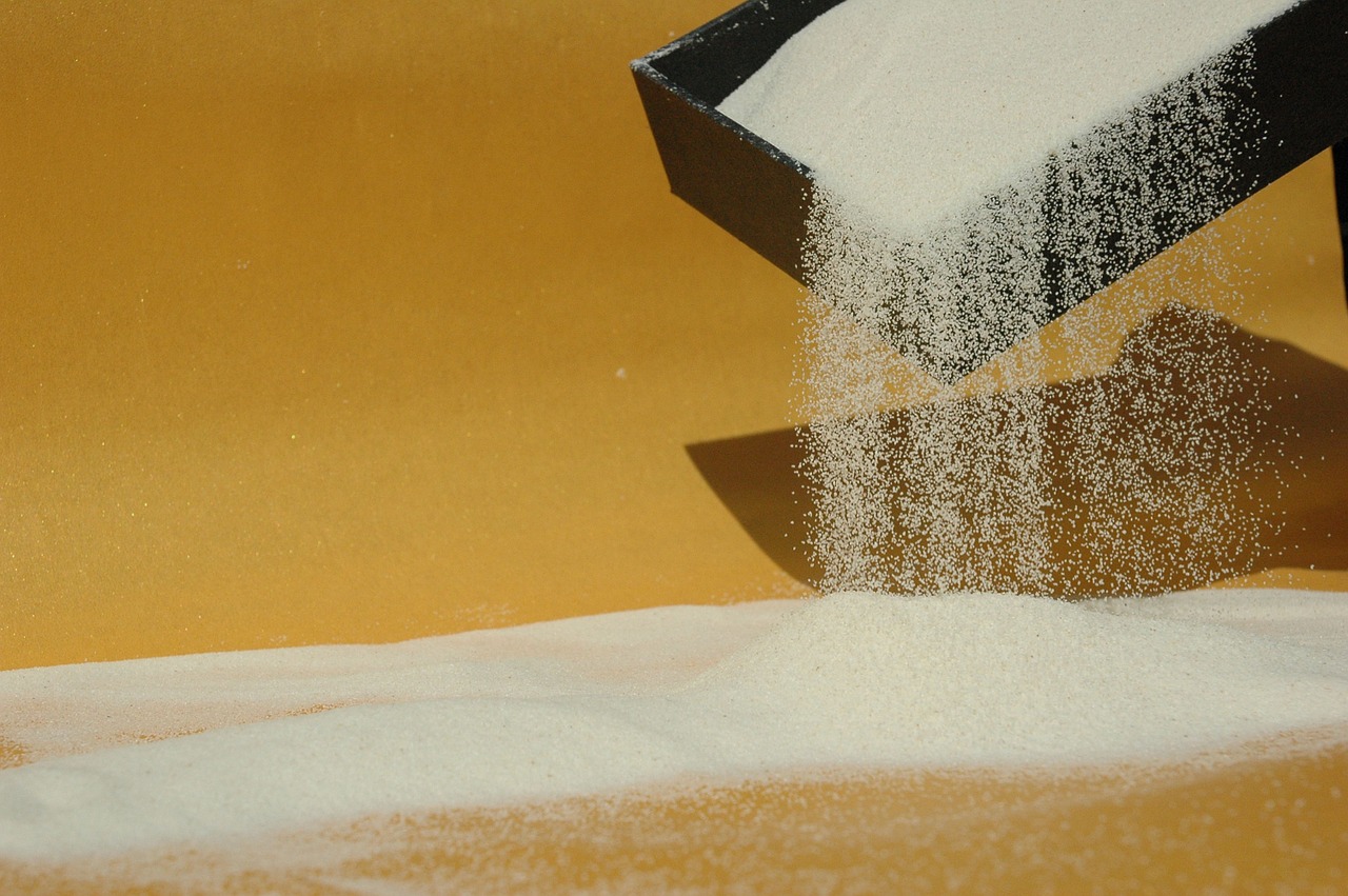 semolina flour granule free photo