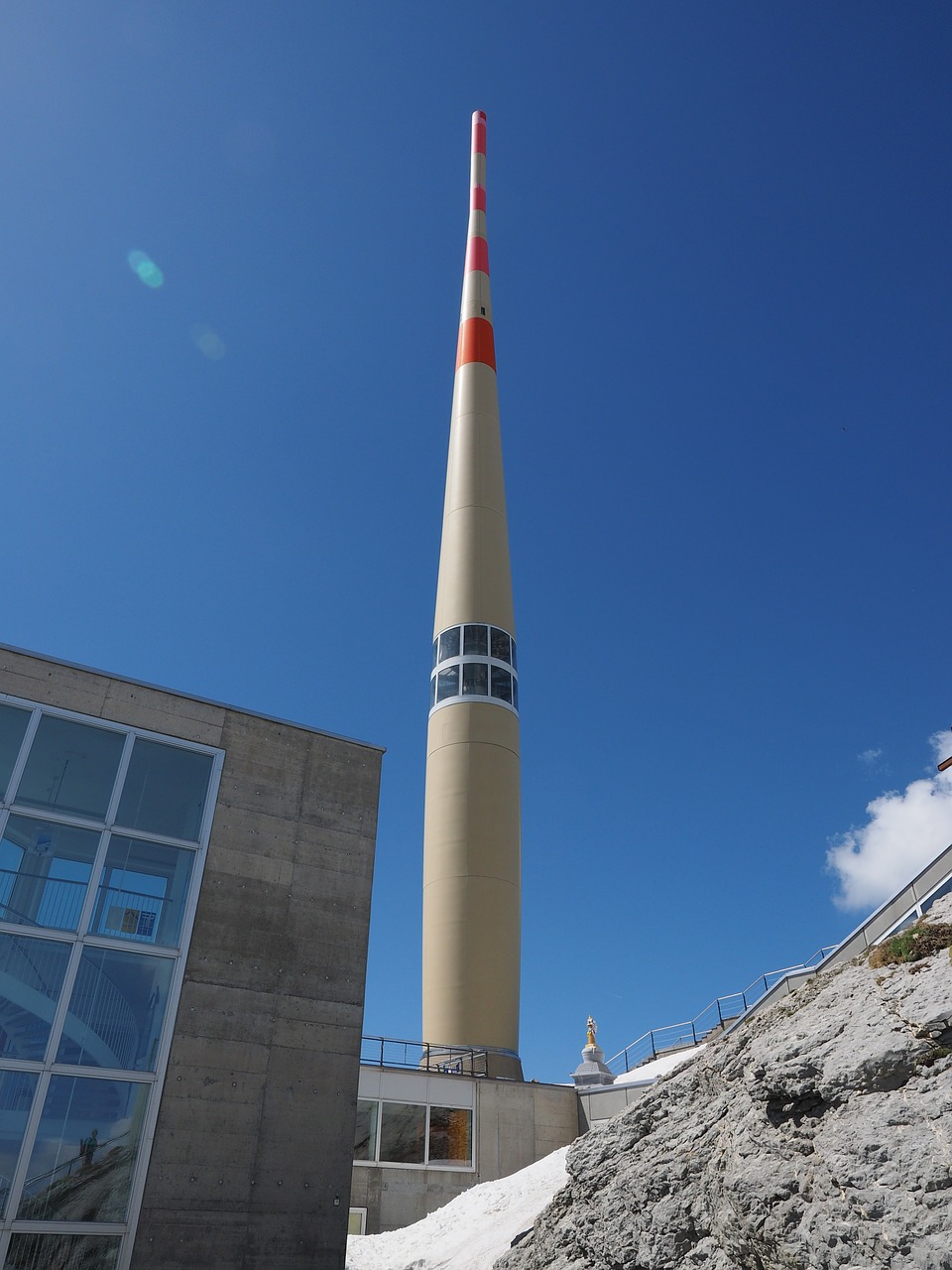 send system transmission tower säntis free photo