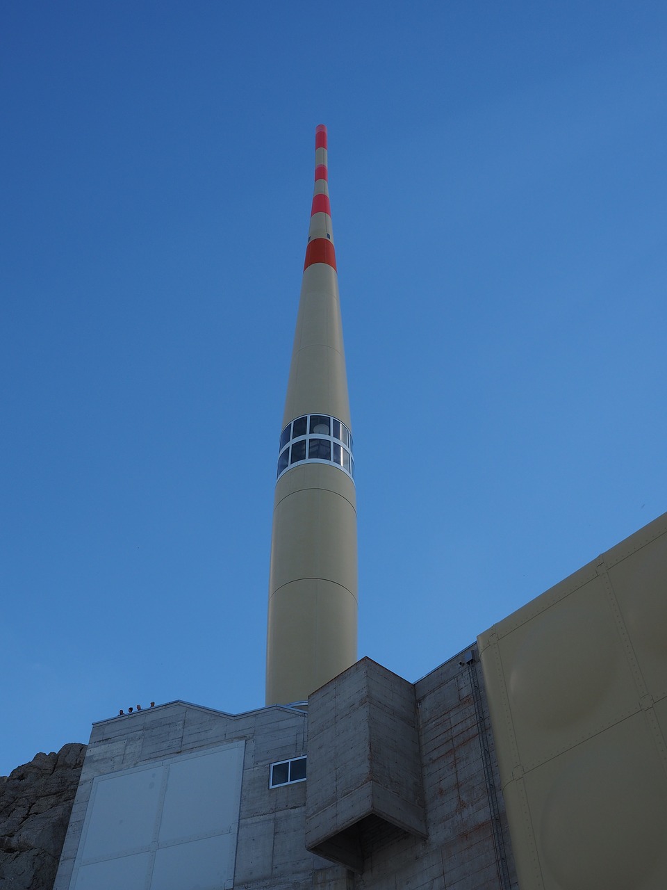 send system transmission tower säntis free photo