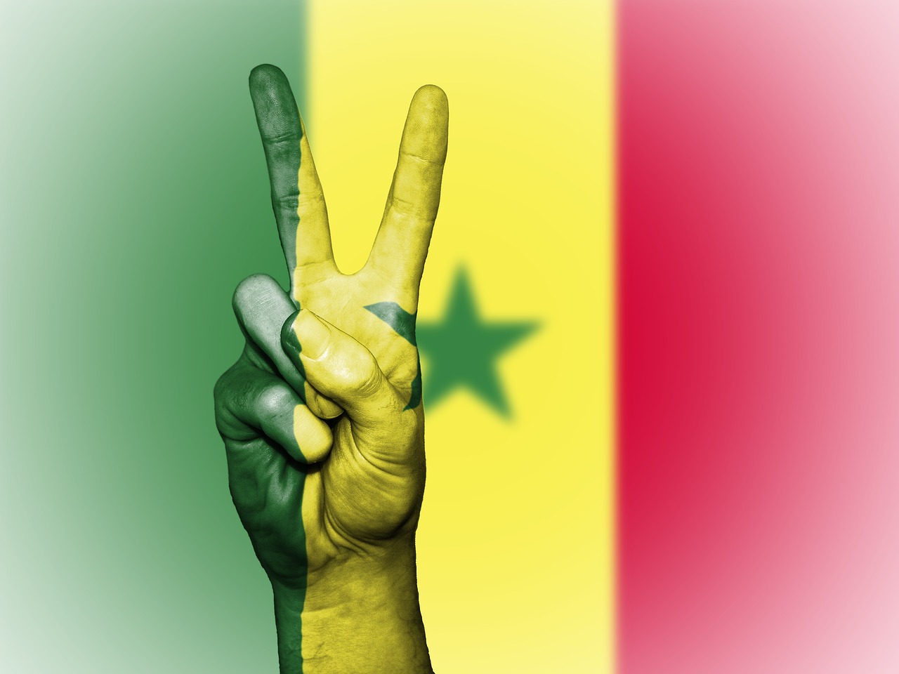 senegal peace hand free photo