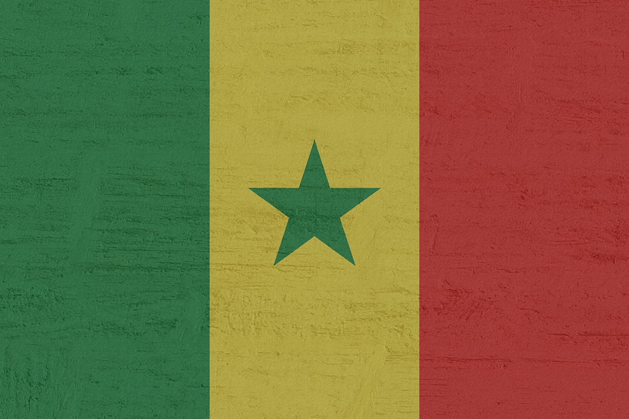 senegal flag free pictures free photo