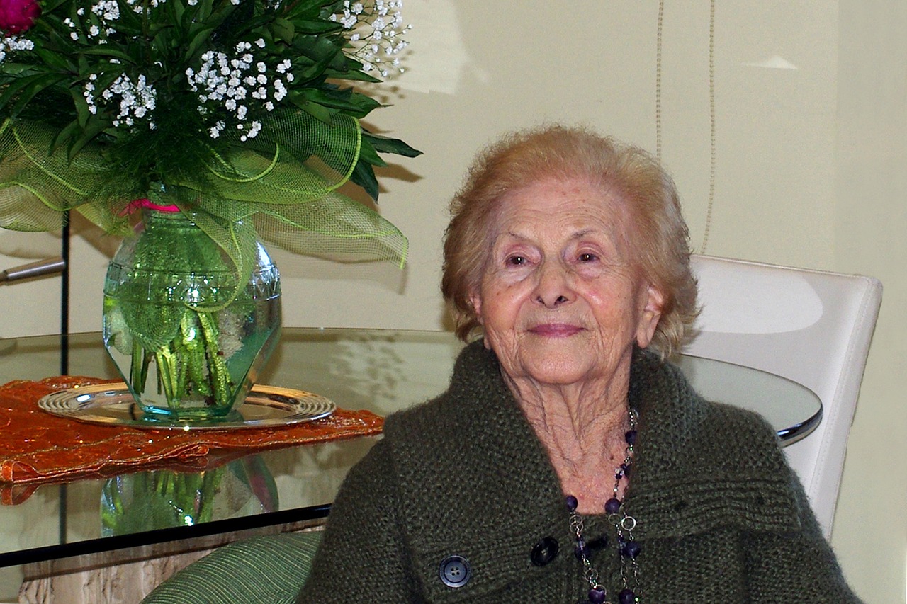 senior elderly woman ninety-year-old free photo