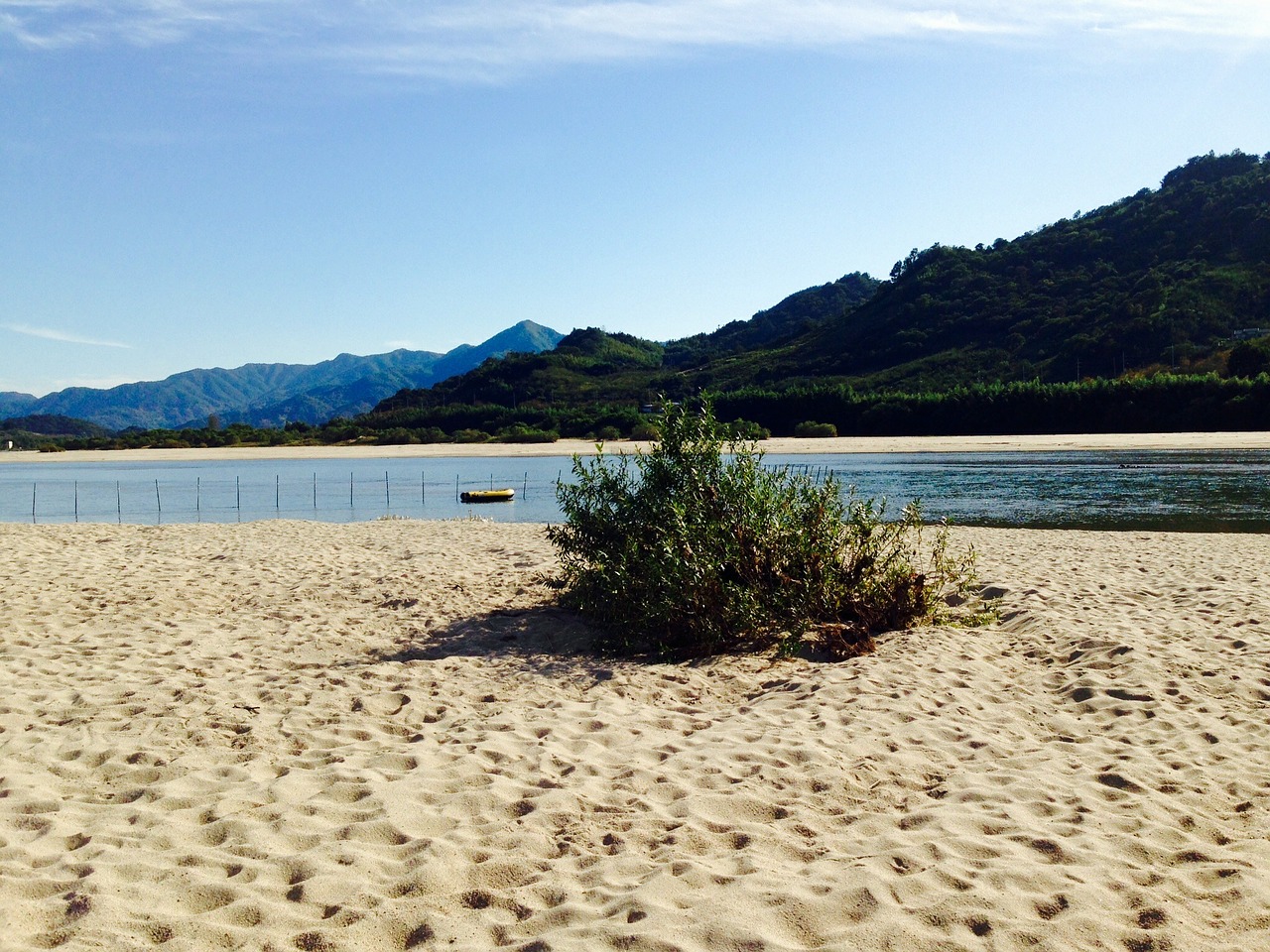 seomjin river sand free photo