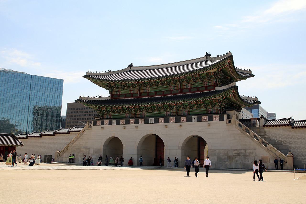 seoul  republic of korea  forbidden city free photo