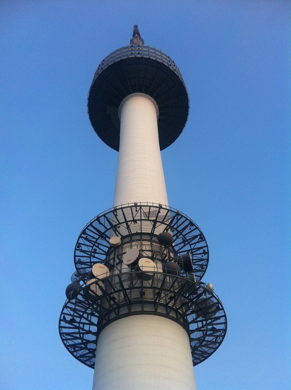 seoul tower namsan tower namsan free photo