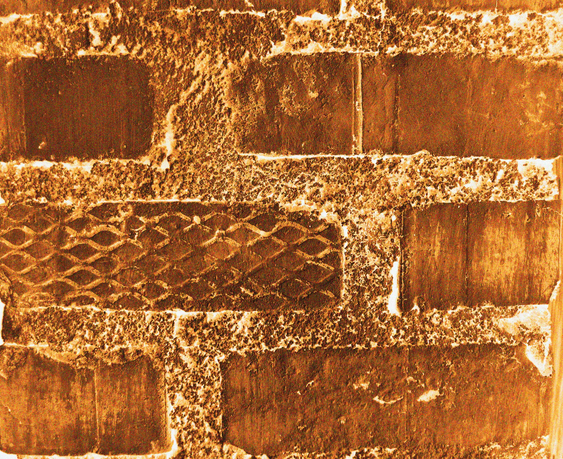 wall bricks sepia free photo