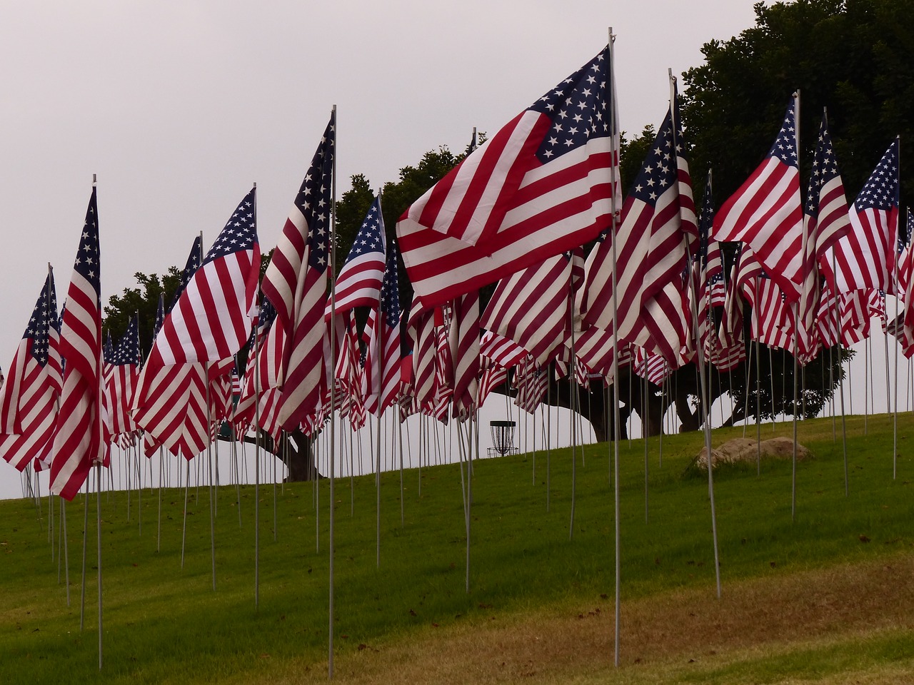 september 11 9-11 flags free photo