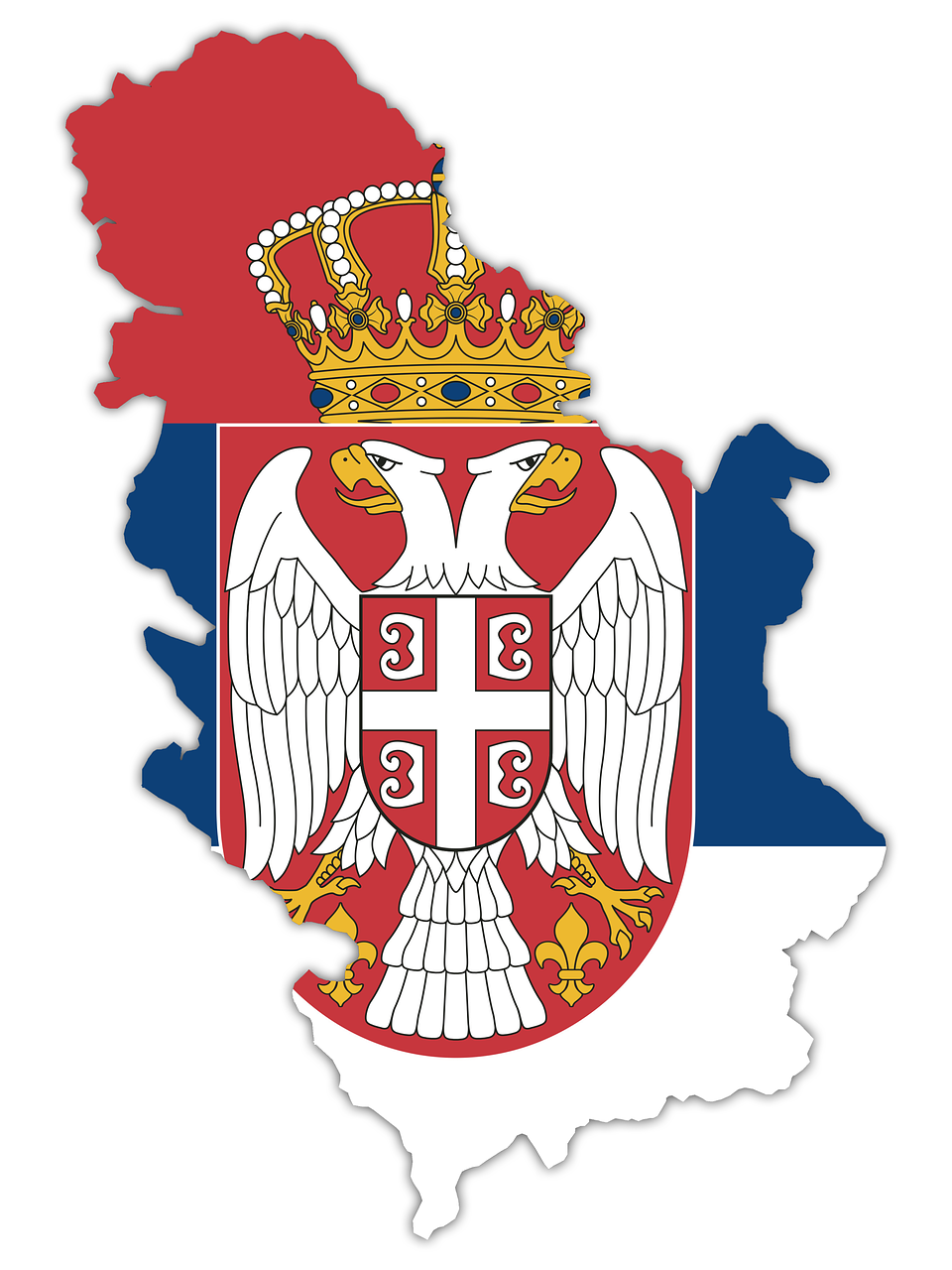 serbia flag country free photo
