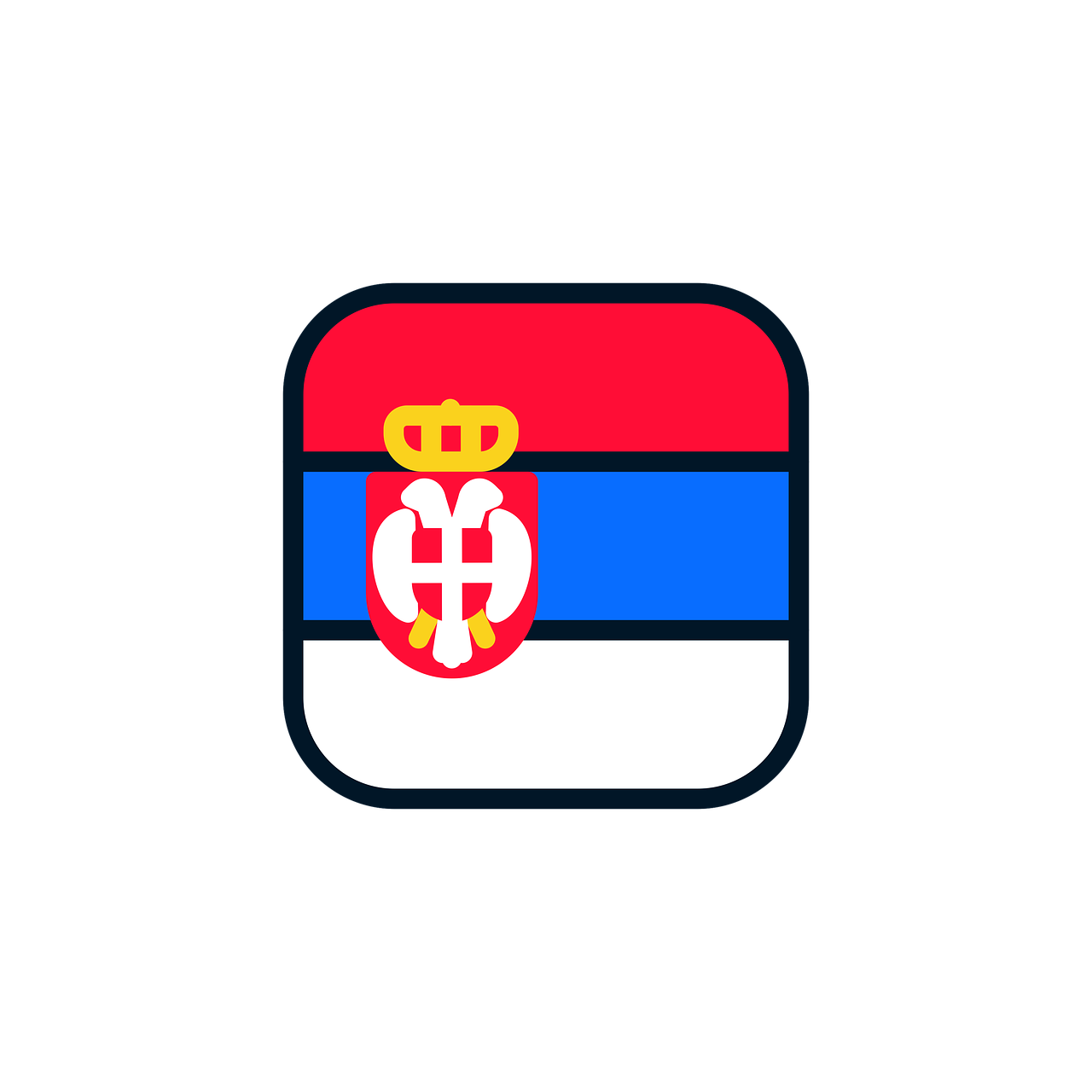 serbia  serbia icon  serbia flag free photo
