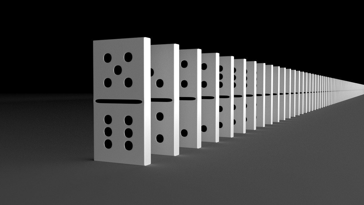 series domino effect stones free photo