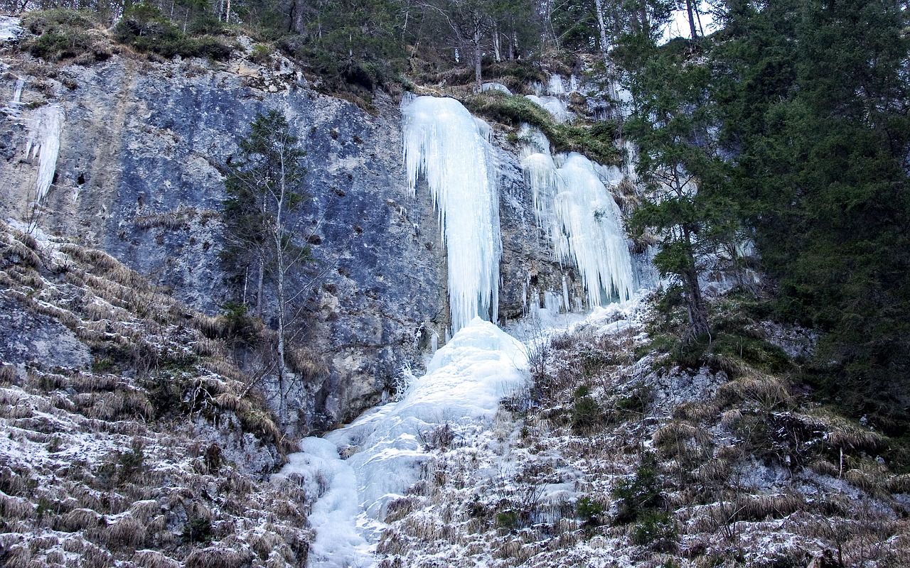 serrai di sottoguda dolomites ice falls free photo