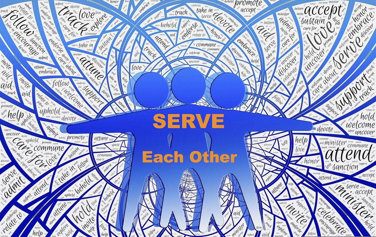 serve service togetherness free photo
