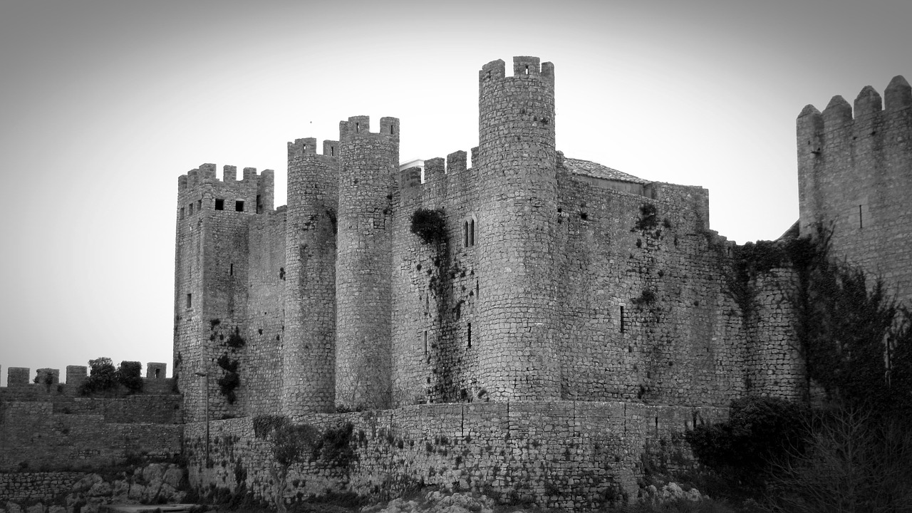 obidos portugal castle free photo