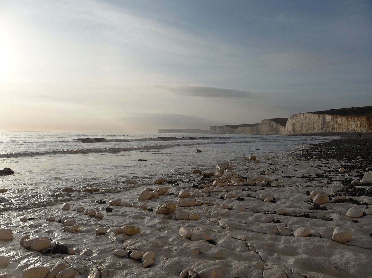 seven sisters uk coast free photo