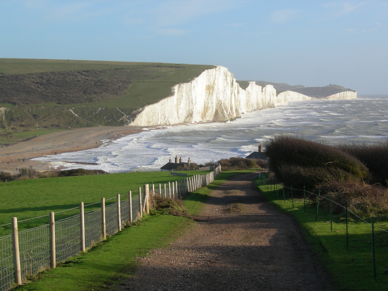 seven sisters sussex england free photo