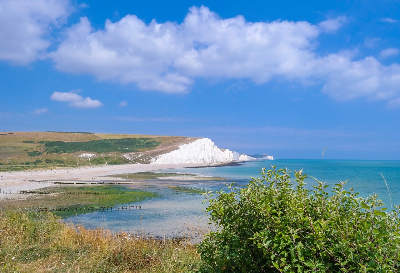 seven sisters  sussex  england free photo