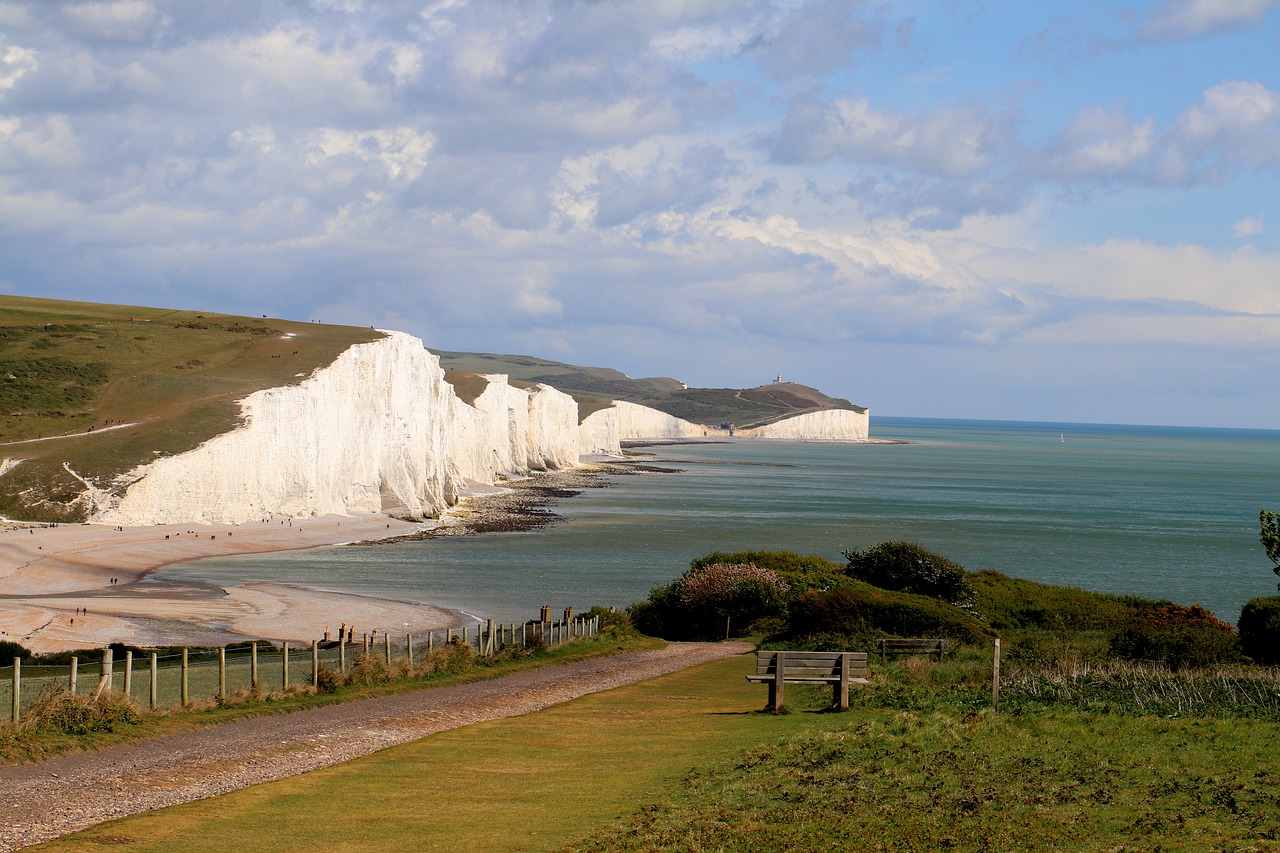 seven sisters  england  cliff free photo