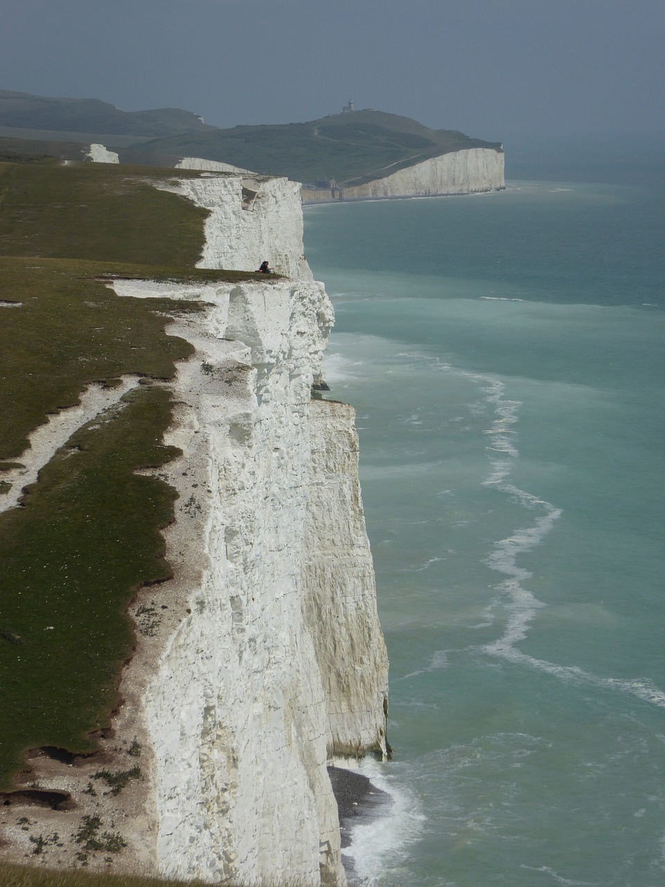 seven sisters cliff beach free photo