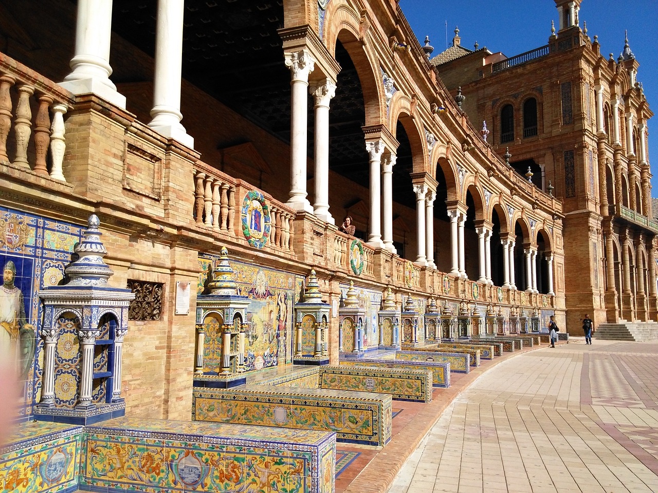 seville spain square andalusia free photo