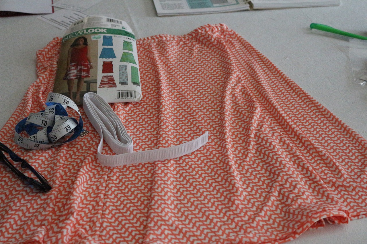 sewing skirt clothes free photo