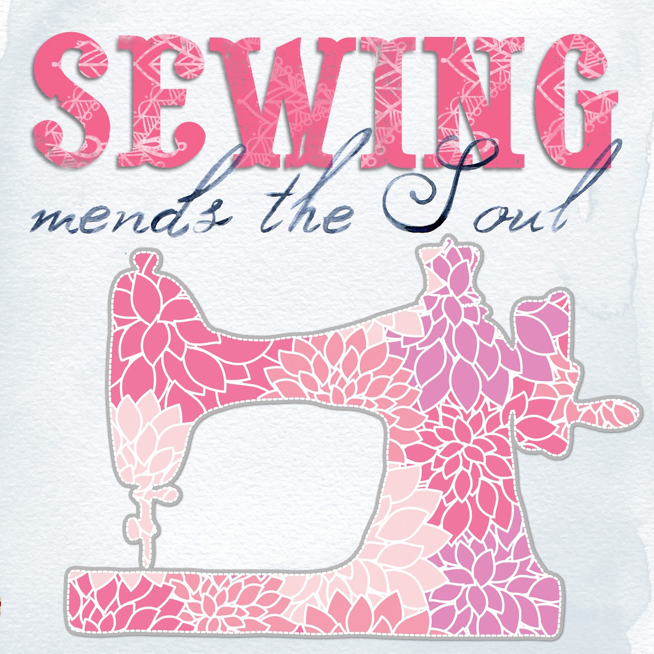 sewing collage art free photo