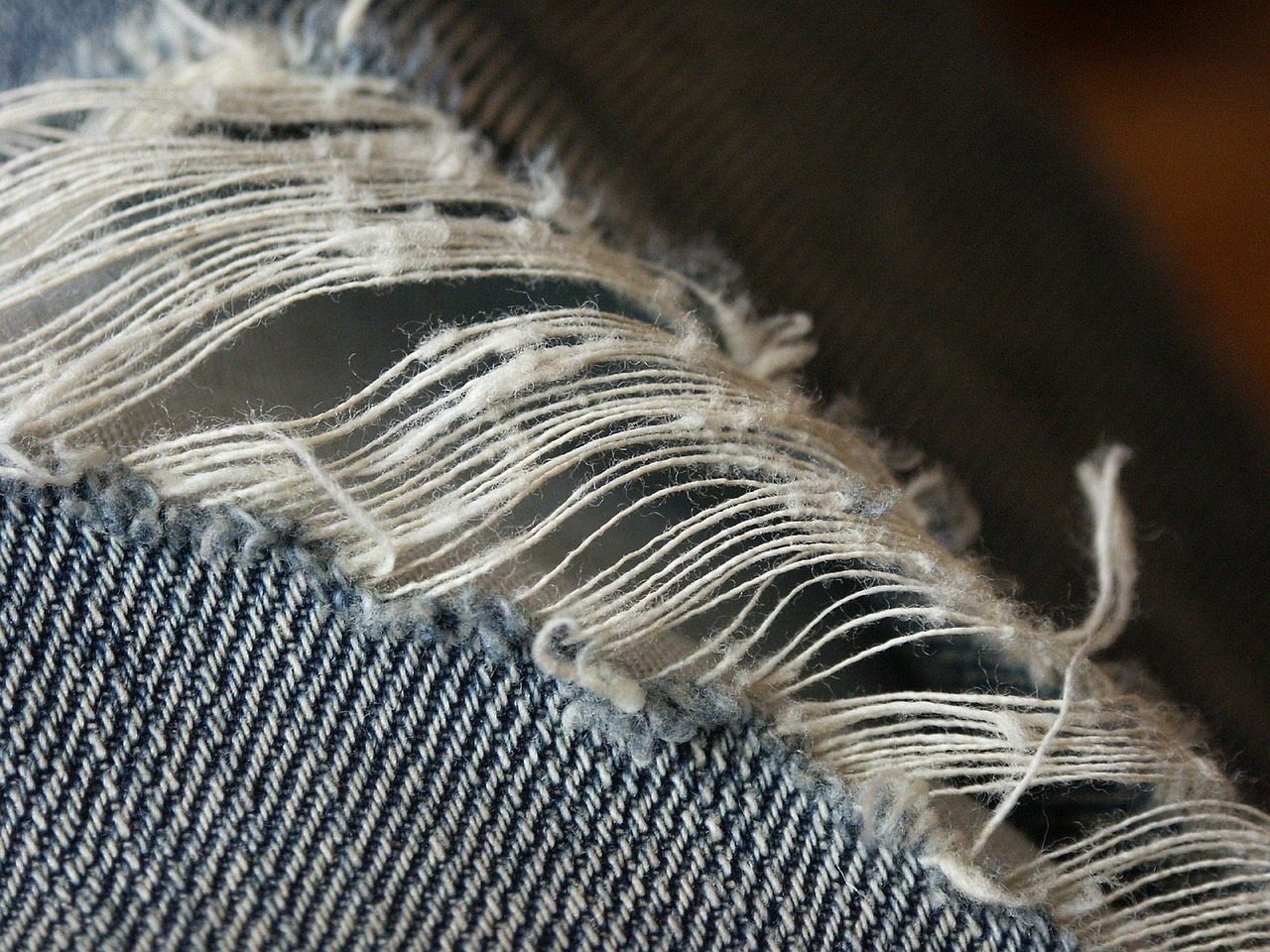 sewing jeans thread free photo