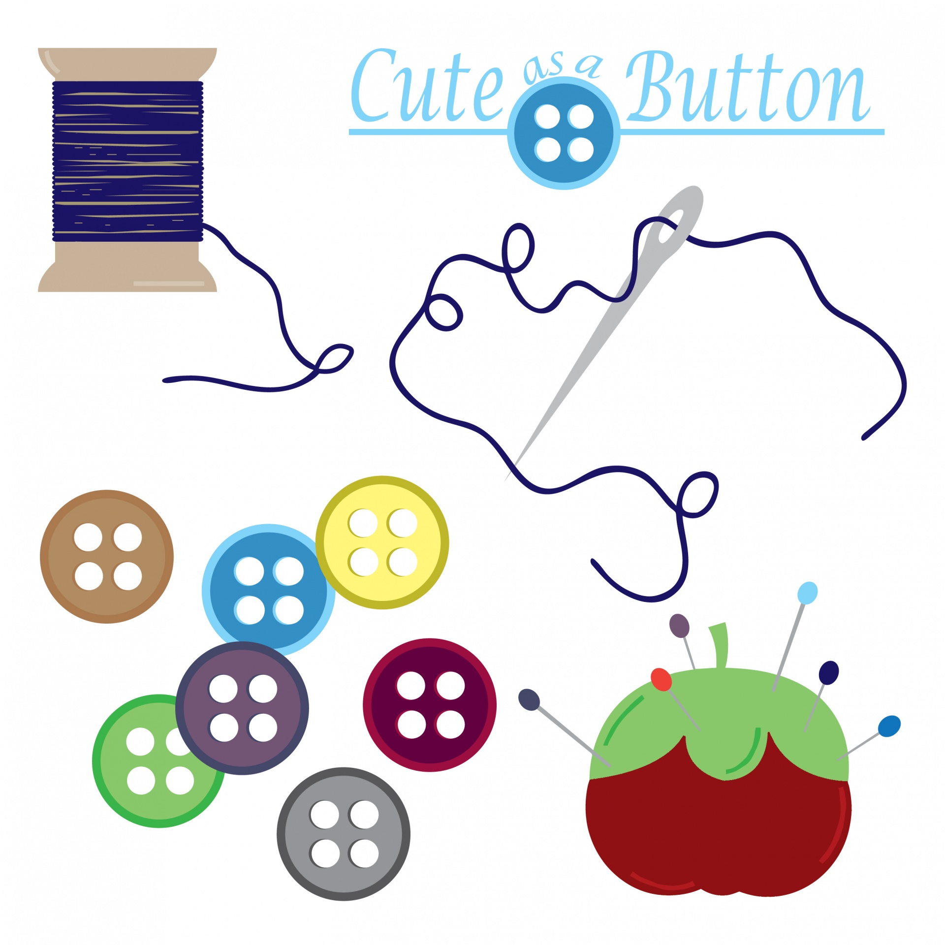 sewing button buttons free photo